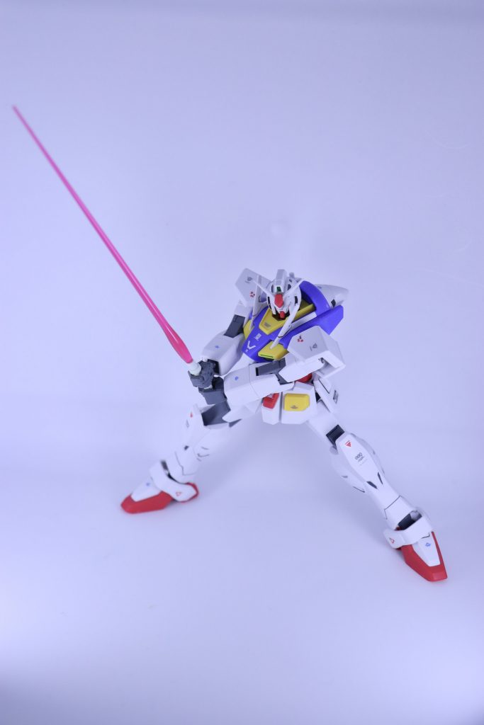 最後のシーンの両手持ち