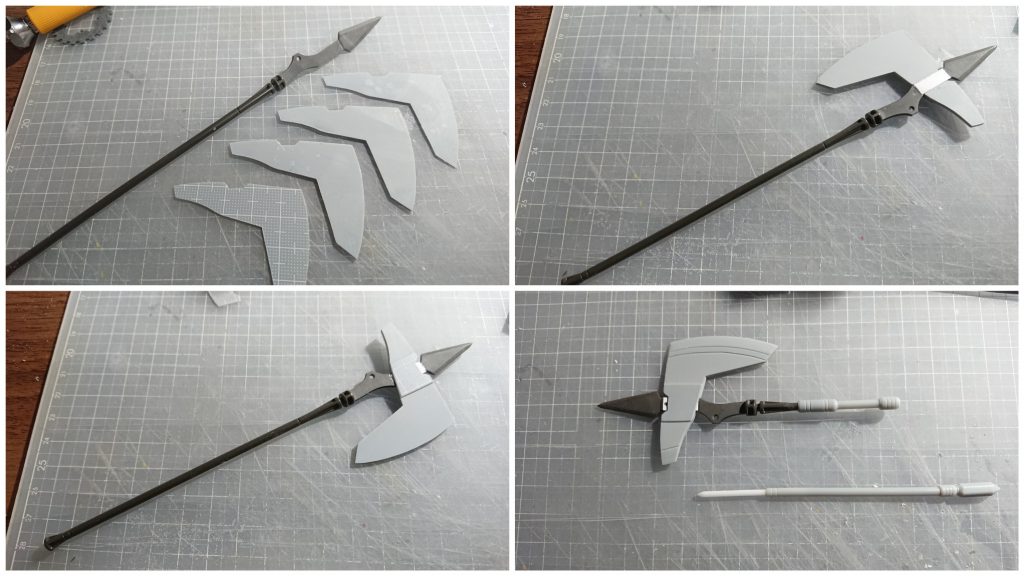 ハルバードアックス製作過程。