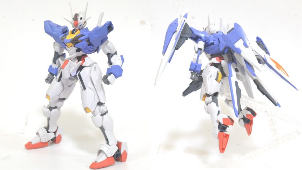 太ももと背中に２つ３mm穴が開いてます。ついでに肩にも３mm穴を追加してライザー、アーマー類を３mm共通にして色々組み替えて遊べるようにしました。