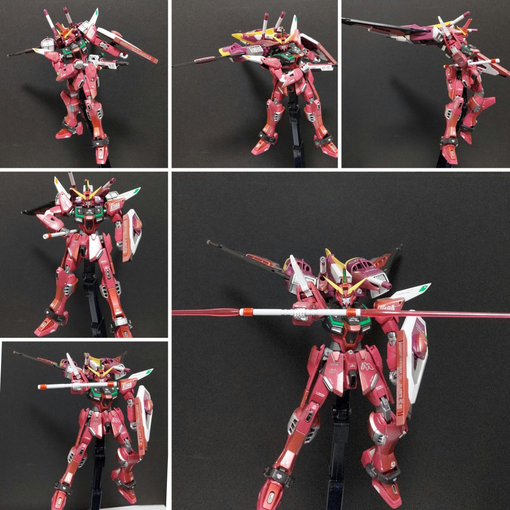 各関節が広く可動するので、様々なポーズがとれます。上の写真は、抜刀シーンをまとめてみました。