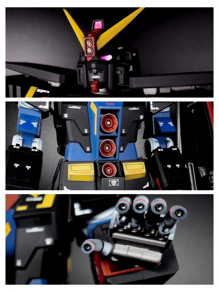 額と胸部、指先にはメタルパーツを使用してます