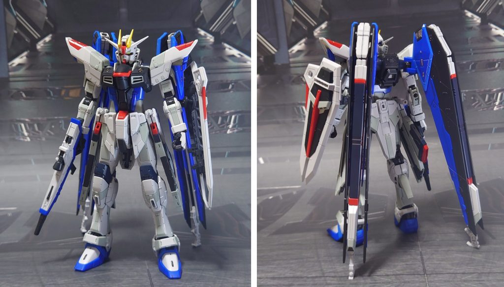 外装を付けて前後ろ。