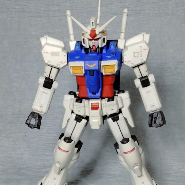ガンダムGP01ゼフィランサス　水性筆塗り全塗装