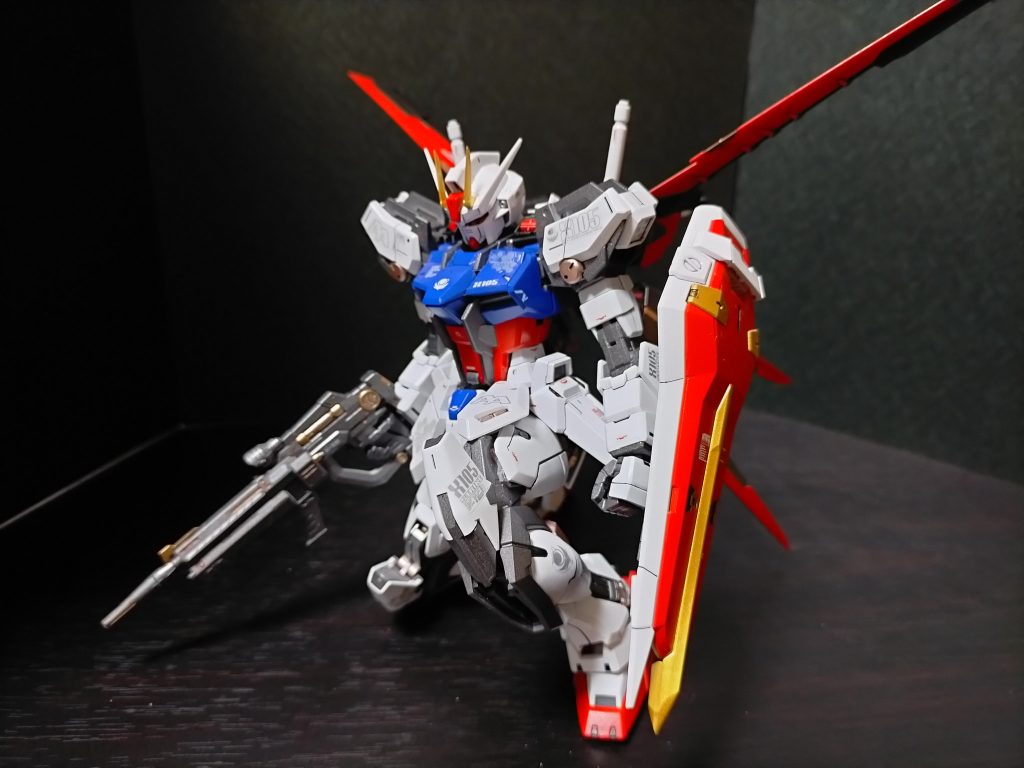 メタルビルドを参考に膝立ち状態!個人的に今回のベストショット📷