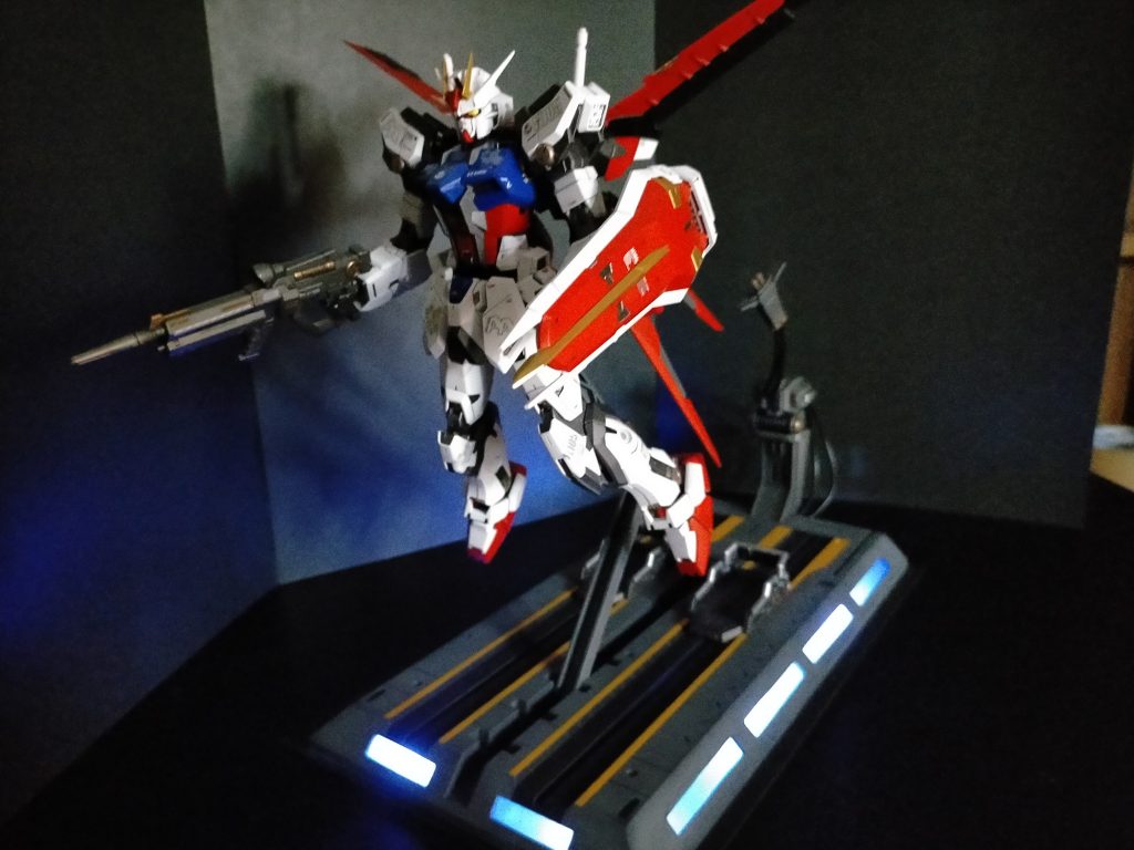 カタパルトスタンバイから射出までを青発光で撮影❢