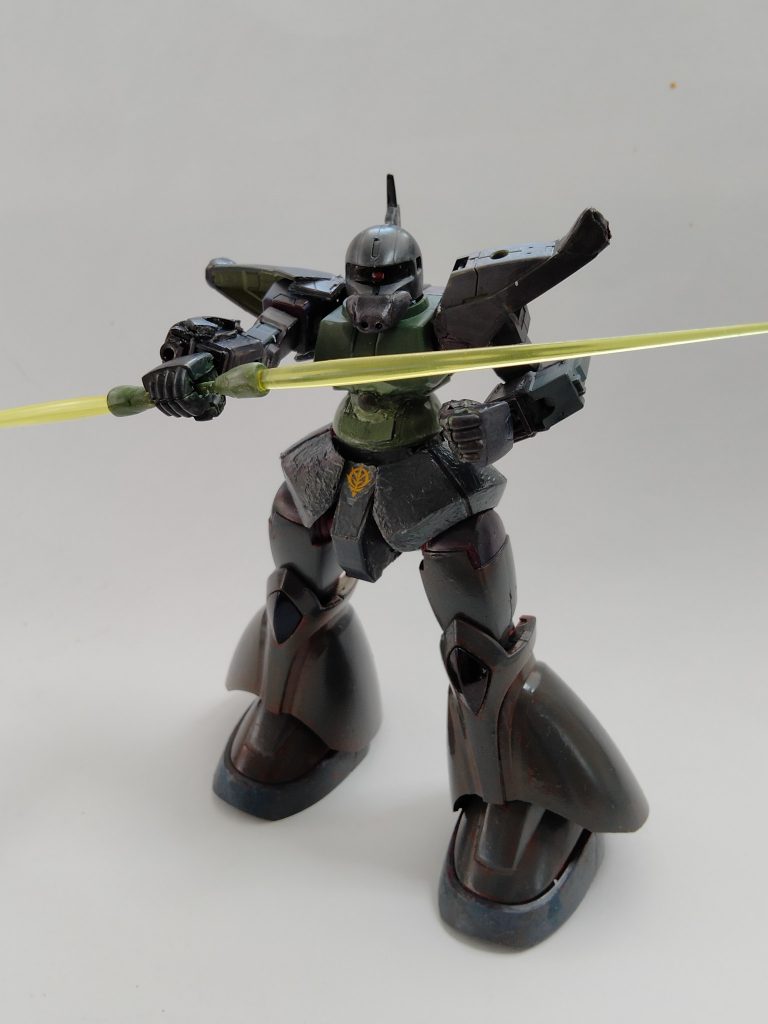 ナギナタはなかったので、代わりにランナー棒で自作。