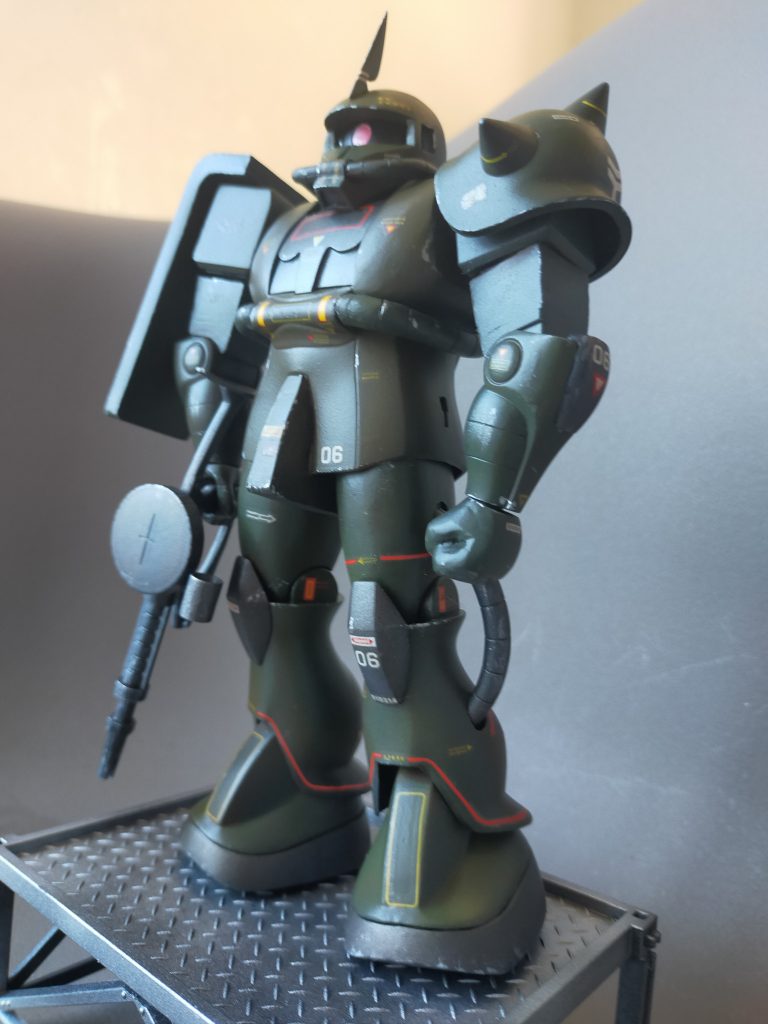 1/100 リアルタイプザク 旧キット改修｜Garakさんのガンプラ作品｜GUNSTA（ガンスタ）