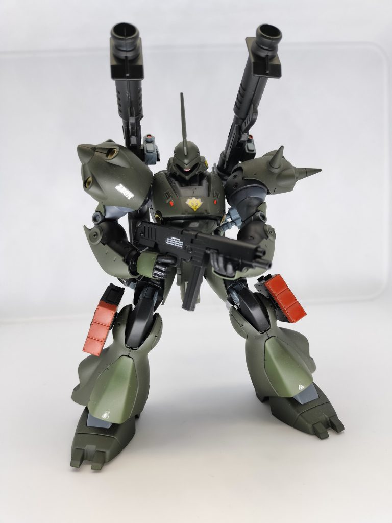 ザクⅡ改のマシンガン装備脚部にミサイルポッド追加