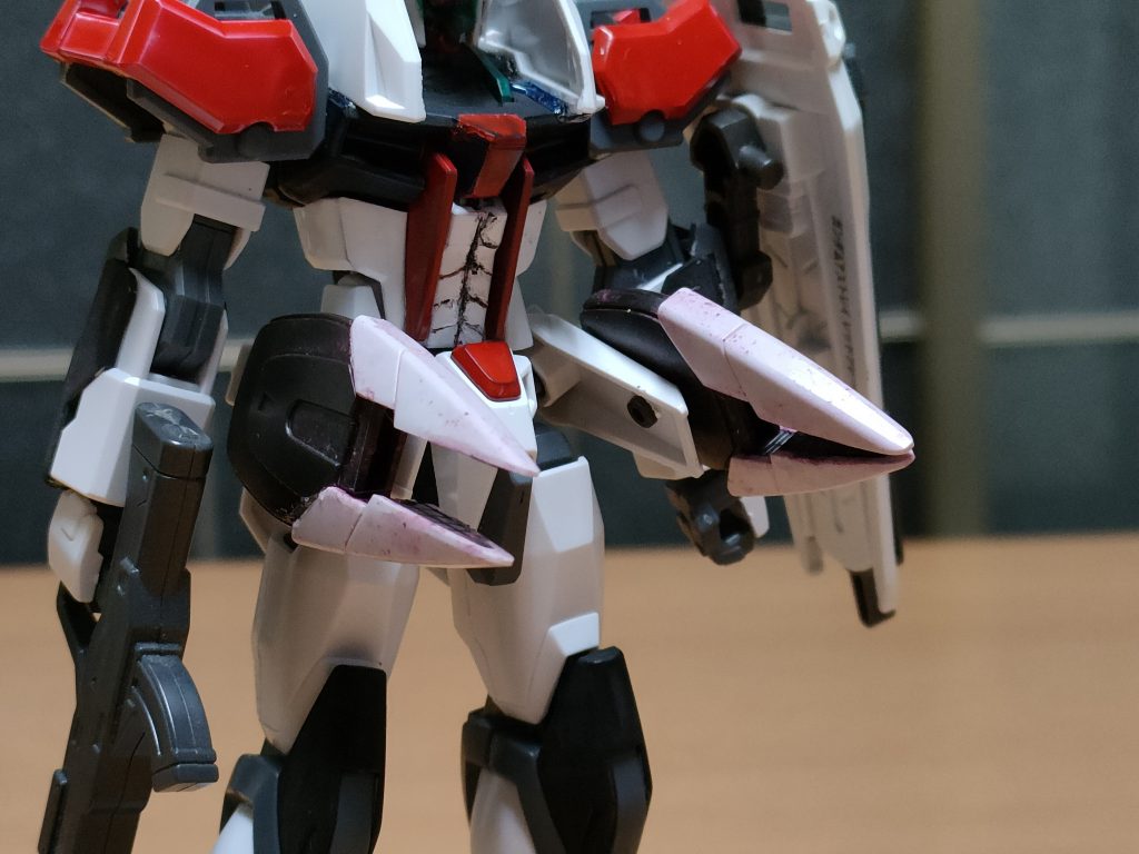 スラッシュハーケン。両腰にGエルスのクローを付けて再現。やっぱりGエルスは万能です!