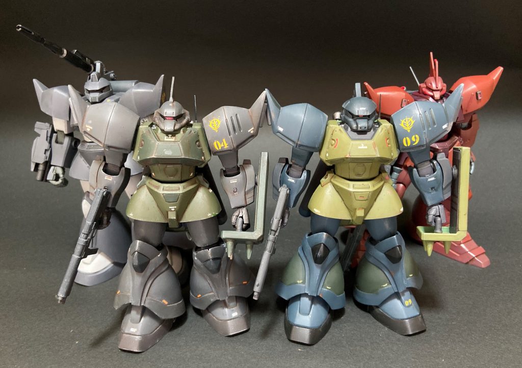 今回作った４機。楽しかったです。