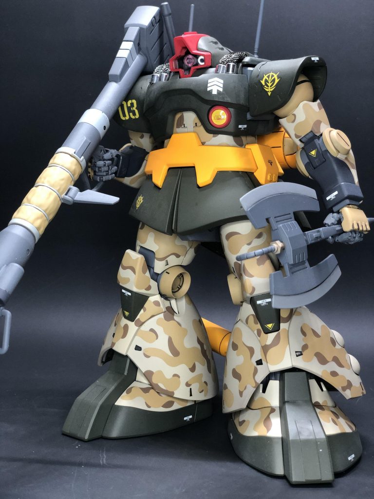 肩の動力パイプも変更してみました。