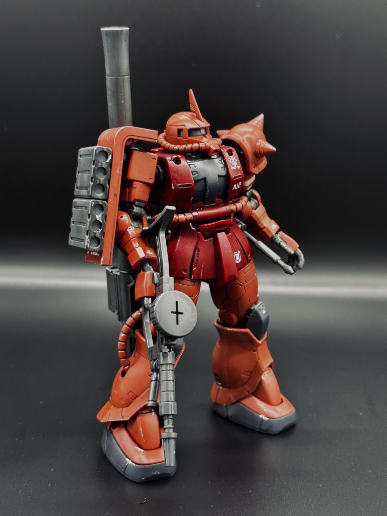 HG シャア専用ザクII 赤い彗星Ver.–2枚目/制作者:macky