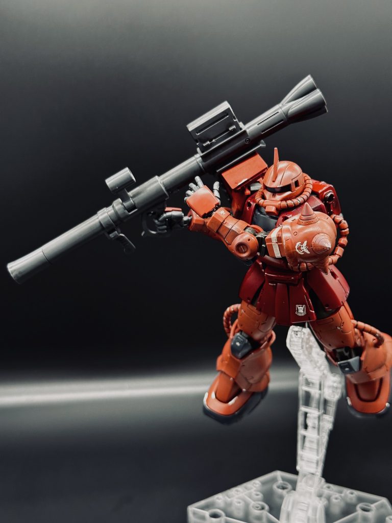 HG シャア専用ザクII 赤い彗星Ver.–4枚目/制作者:macky