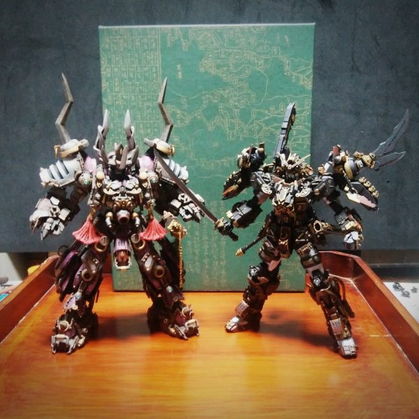 1/144武者ガンダム 武者冒流刀ガンダム