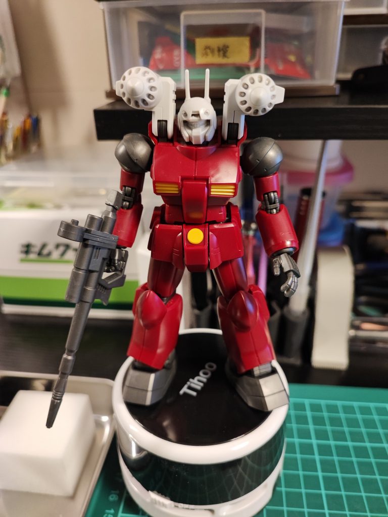 最初はスプレーミサイル仕様予定でしたが、キャノンタイプへ変更