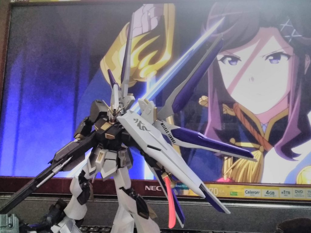 より高くより輝く。何れ、真矢の彼女である西條クロディーヌ専用のガンダムも作らな。