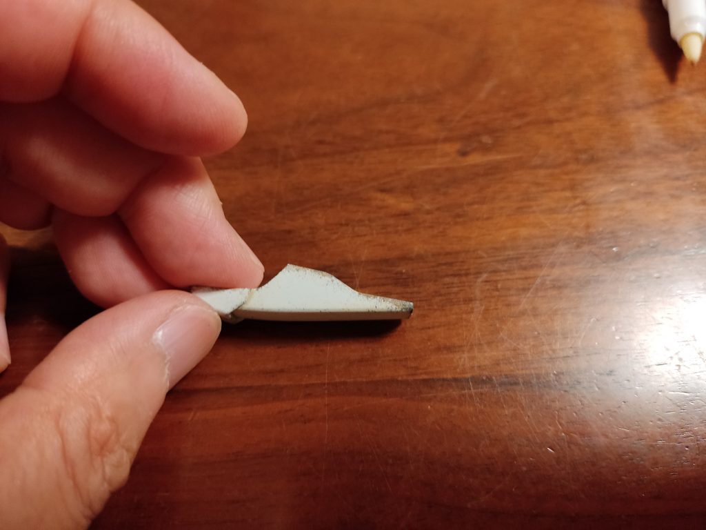 エナメルとリアルタッチマーカーは水性ほどうまく混ざりませんが、こうして見ると悪くはないですね。ちゃんと錆っぽく見えます。以上です。見ていただいてありがとうございました!