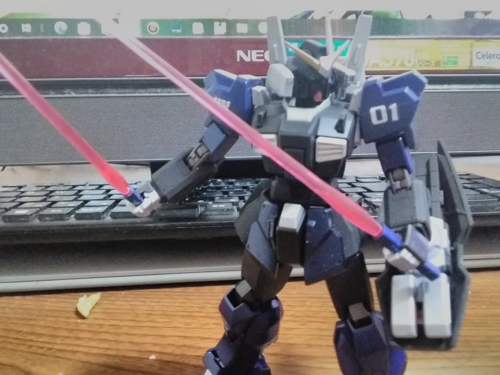 いや、ティターンズ所属ってわけではないですけどね。ただ、これ、個体差なのか右足首がすっごいプラプラで何度、バランスを崩したことか。。。