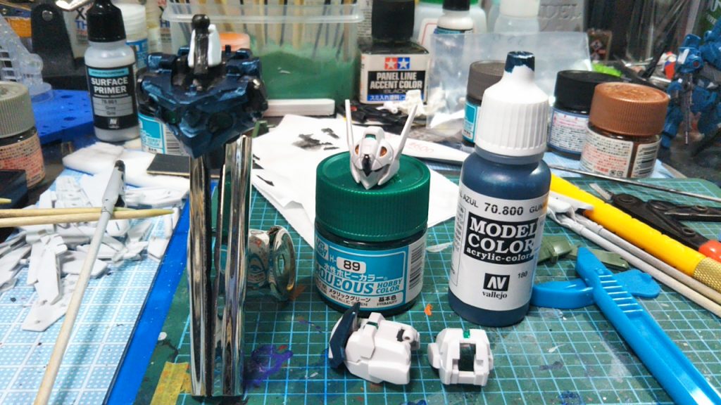 水性系の筆塗りです😁