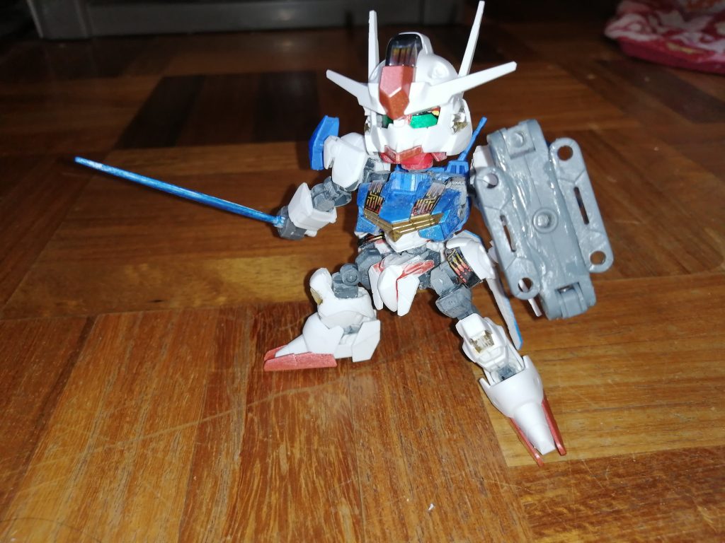 ビットオンフォームを装備後のシールド　シールドも作りました