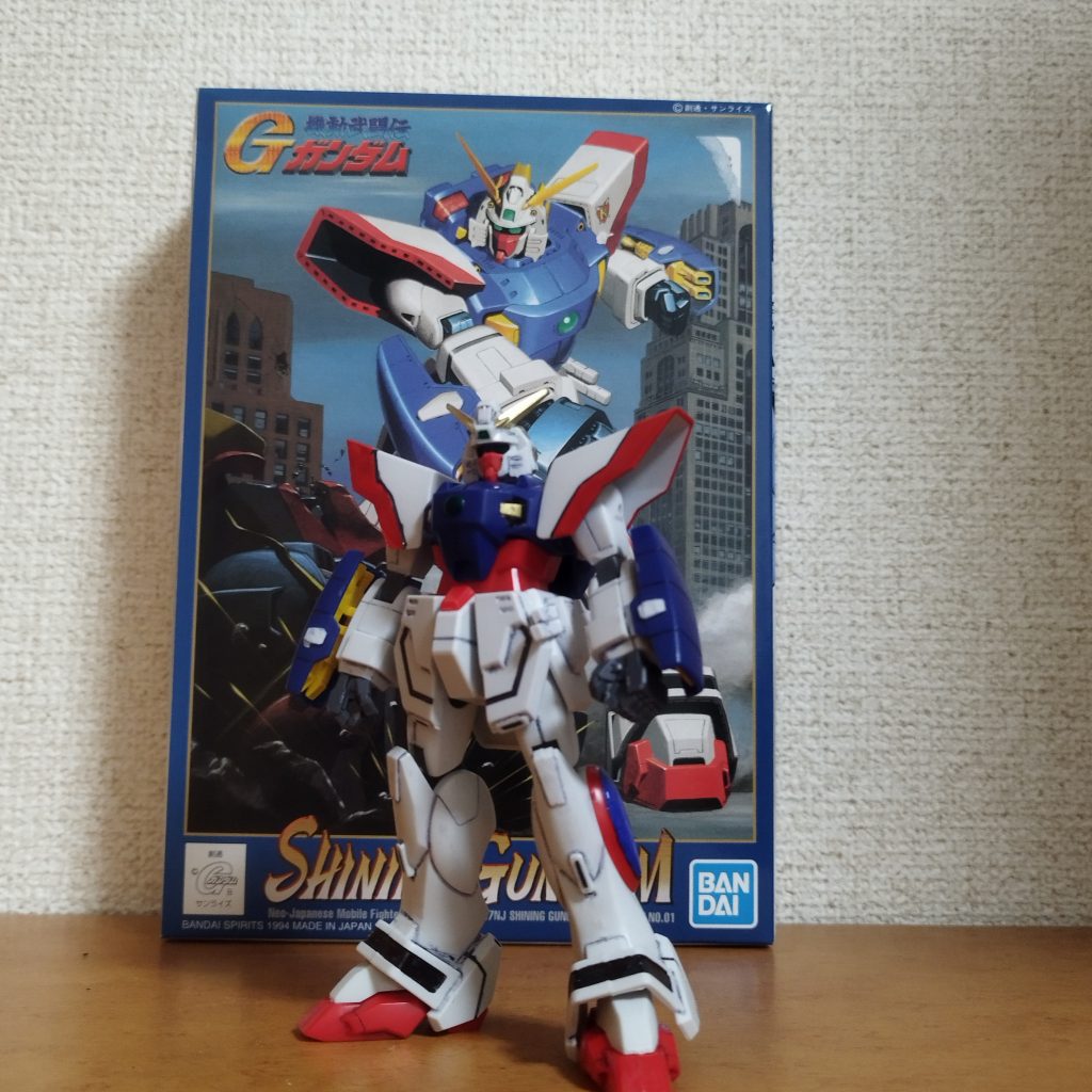 旧キット1/144シャイニングガンダム–2枚目/制作者：まっちゃん