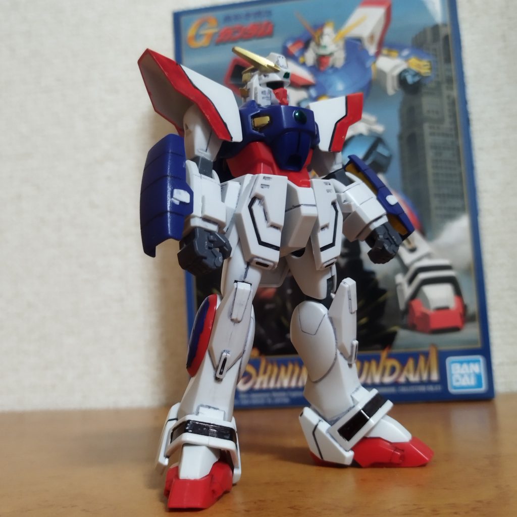 旧キット1/144シャイニングガンダム–5枚目/制作者：まっちゃん