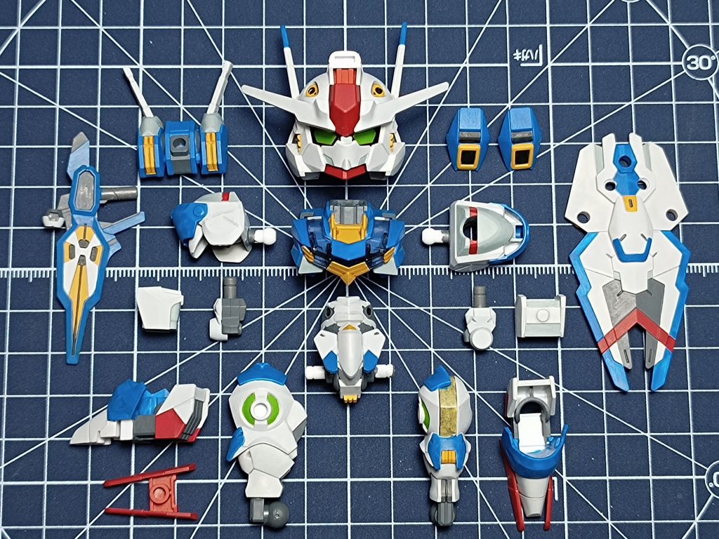 塗り分け途中。ワールドヒーローズより簡単でしょと思って塗り始めたらそんなこともなく！