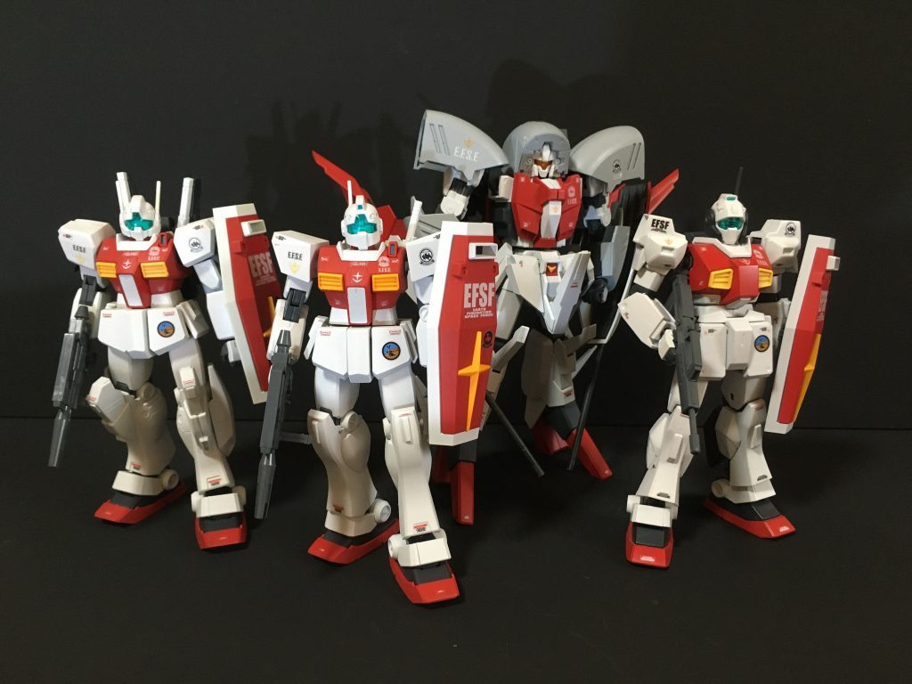 UC90年代 トリントン基地所属機の集合写真です。ネモ https://gumpla.jp/hg/1076737ジムⅡ https://gumpla.jp/hg/1076718ジムⅢ https://gumpla.jp/hg/1076728ご覧いただきありがとうございました。気に入っていただけたら いいね!をよろしくお願いいたします。