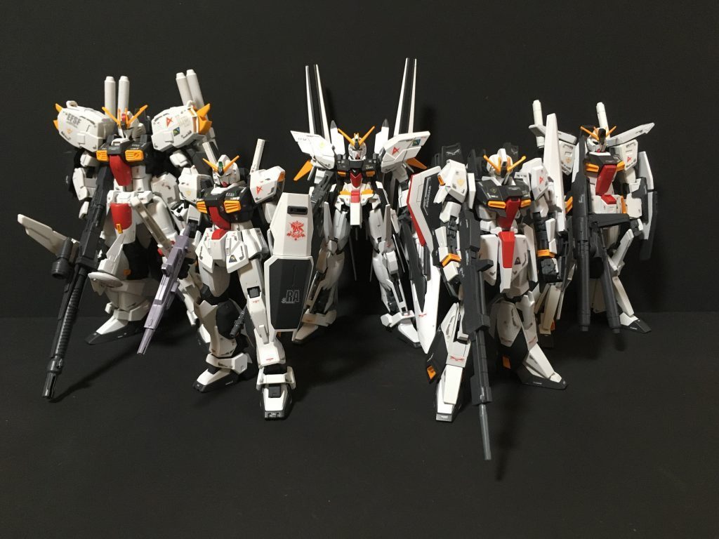 アムロ機シリーズの集合ショットです。ZZガンダム https://gumpla.jp/hg/1071668Zガンダム https://gumpla.jp/hg/1071654デルタカイ https://gumpla.jp/hg/1071674ガンダムMk2 https://gumpla.jp/hg/1071644Ex-S ガンダム https://gumpla.jp/hg/1075862ご覧いただきありがとうございました。気に入っていただけたら いいね!をよろしくお願いいたします。