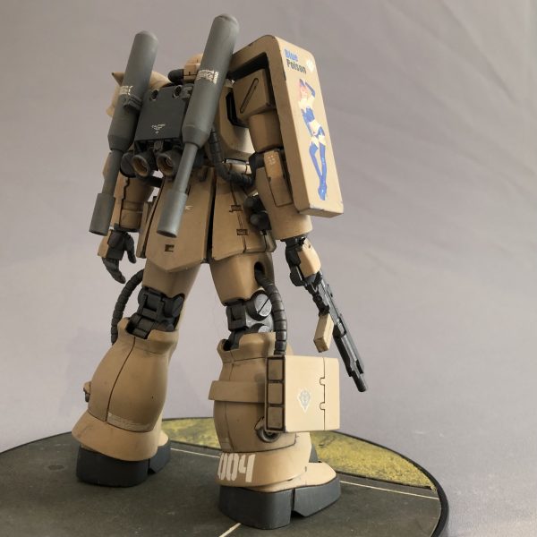 HGUC】ザクⅡF2（キンバライト基地仕様）｜ぱんきちさんのガンプラ作品｜GUNSTA（ガンスタ）