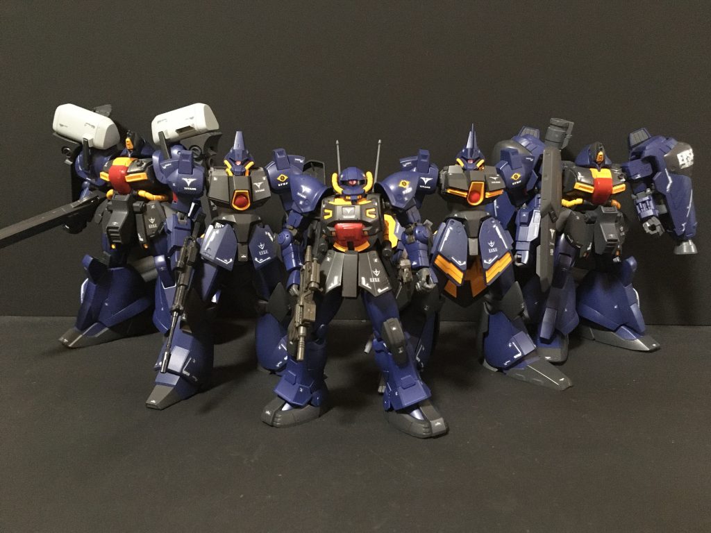 ティターンズ ペズン系量産機5機ですゼク・フィーア https://gumpla.jp/hg/1156033ガルバルディγ https://gumpla.jp/hg/1157627アクトザク https://gumpla.jp/hg/1178266ガルバルディβ https://gumpla.jp/hg/1157626ゼク・アイン https://gumpla.jp/hg/1156010ご覧いただきありがとうございました。気に入っていただけたら いいね👍をよろしくお願いします。