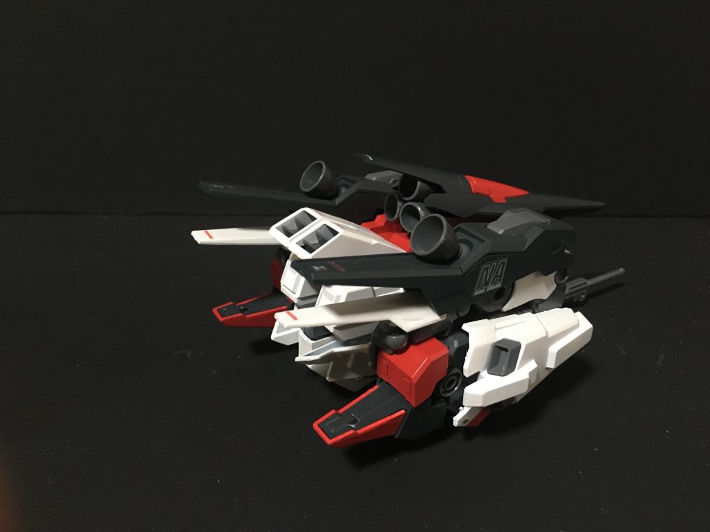 ウェイブライダー形態 後方ショット