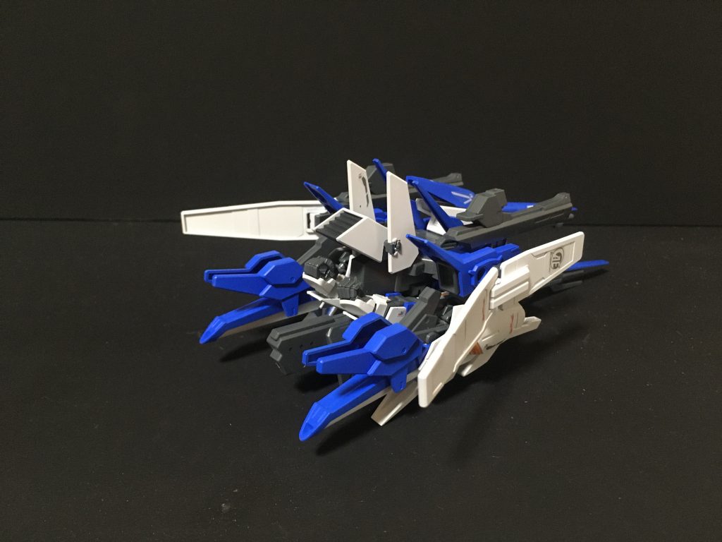 ウェイブライダー形態 後方ショット