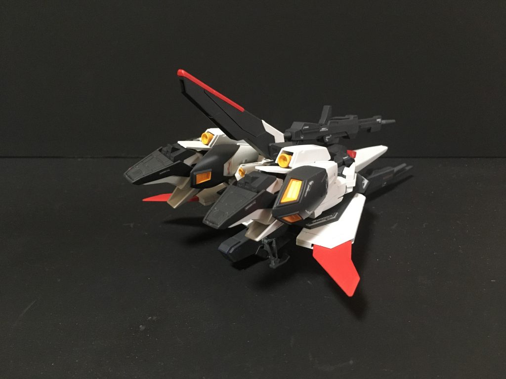 ウェイブライダー形態 後方ショット