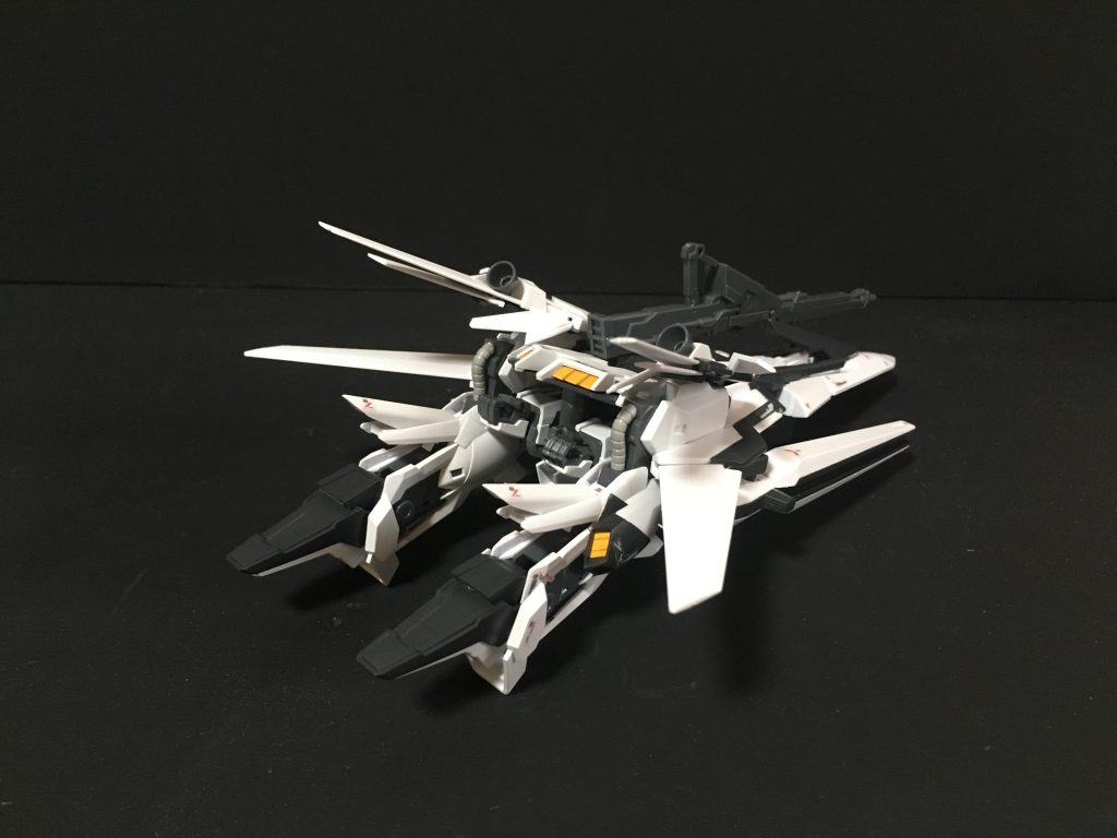 ウェイブライダー形態 後方ショット