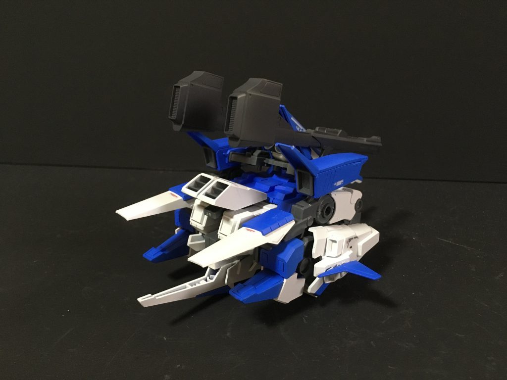 ウェイブライダー形態 後方ショット