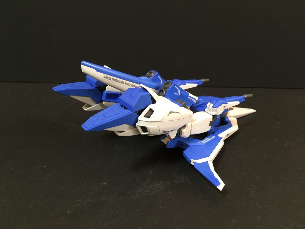 ウェイブライダー形態 後方ショット