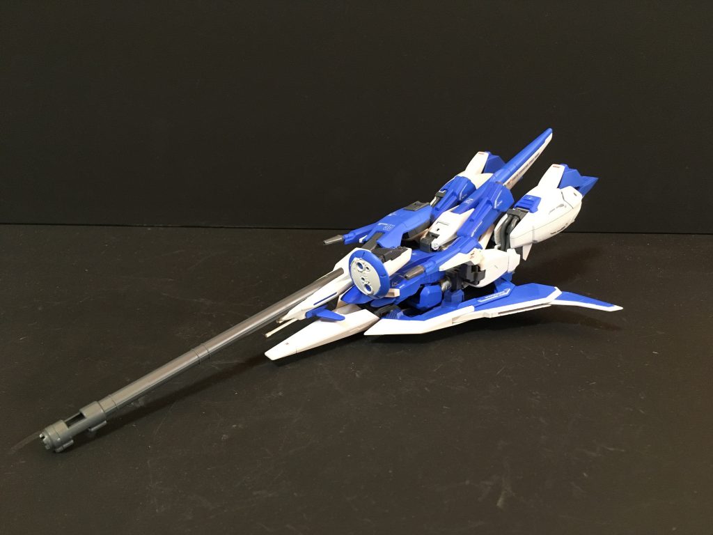 ウェイブライダー形態2 ロングレンジビームライフルを装備した状態です。