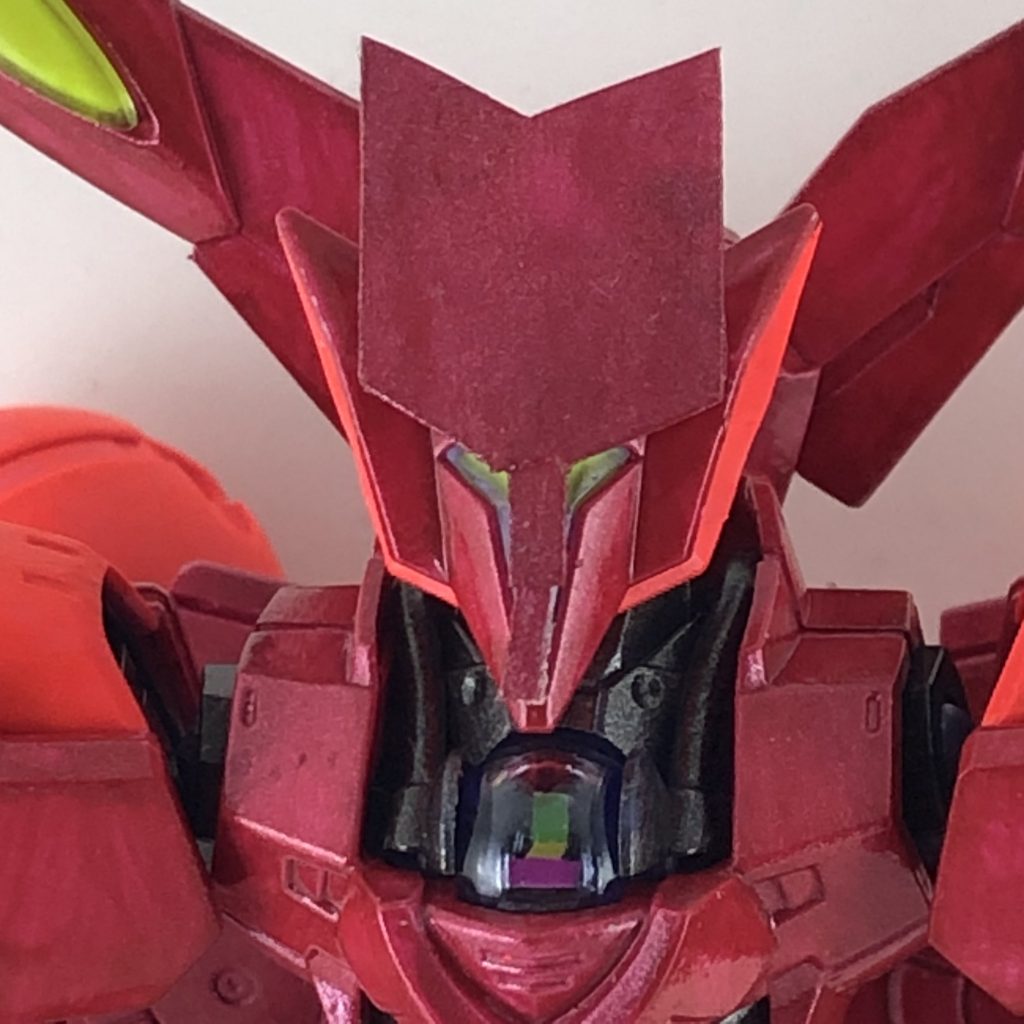 目が寄りすぎなのと、あと鼻というか顎先までの処理もなんとかしないと、マンドリルっぽくて無理だという結論に…ということで、最後までお付き合いいただきありがとうございました。