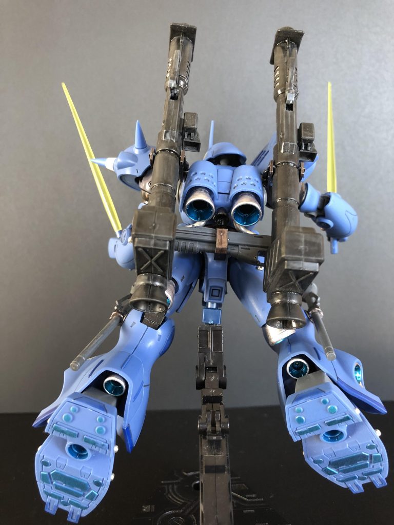 バーニアはシルバーとメタリックブルーとしてみました。最後までご覧頂きありがとうございます。