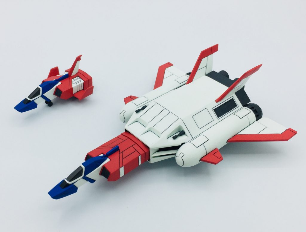 旧キット 1/144 コアブースター ガンプラ 完成–2枚目/制作者：kan-o-gunplablog