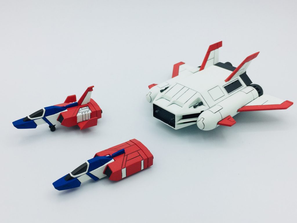 旧キット 1/144 コアブースター ガンプラ 完成–3枚目/制作者：kan-o-gunplablog