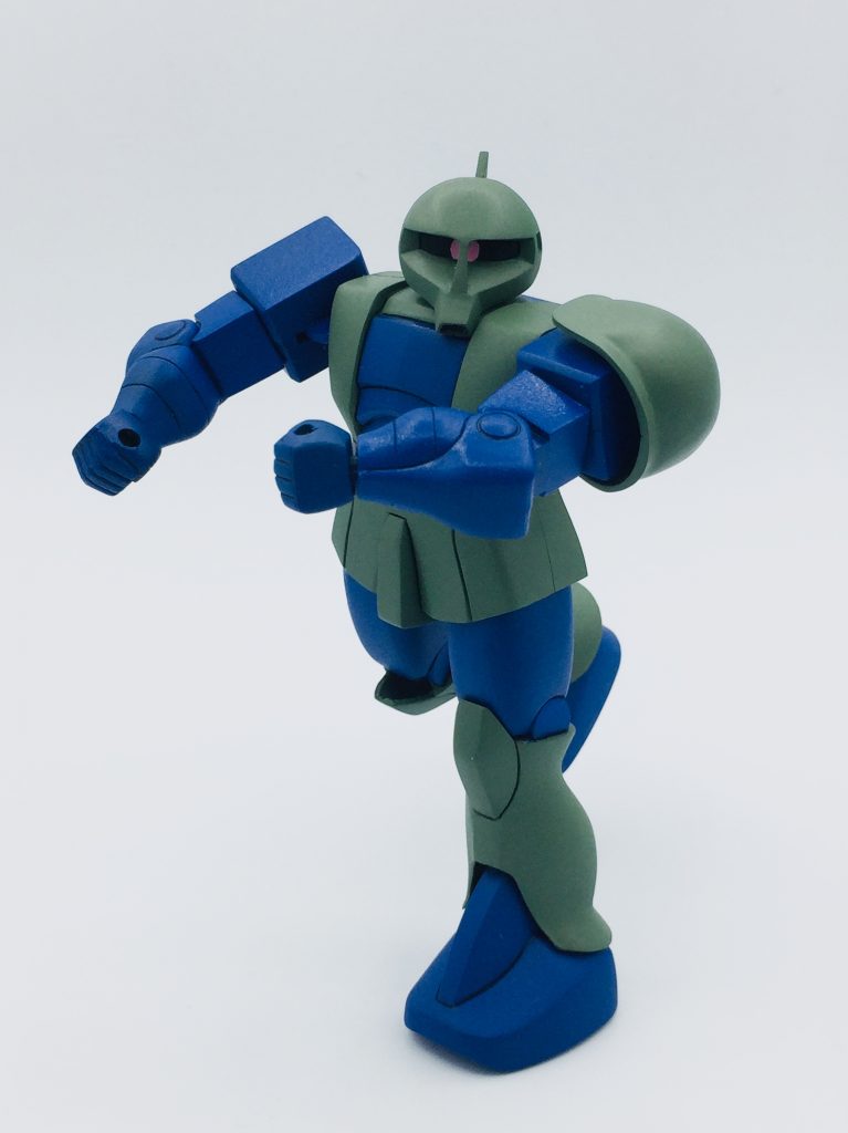 旧キット 旧型ザク ザクⅠ 1/144 ガンプラ完成–3枚目/制作者:kan-o-gunplablog