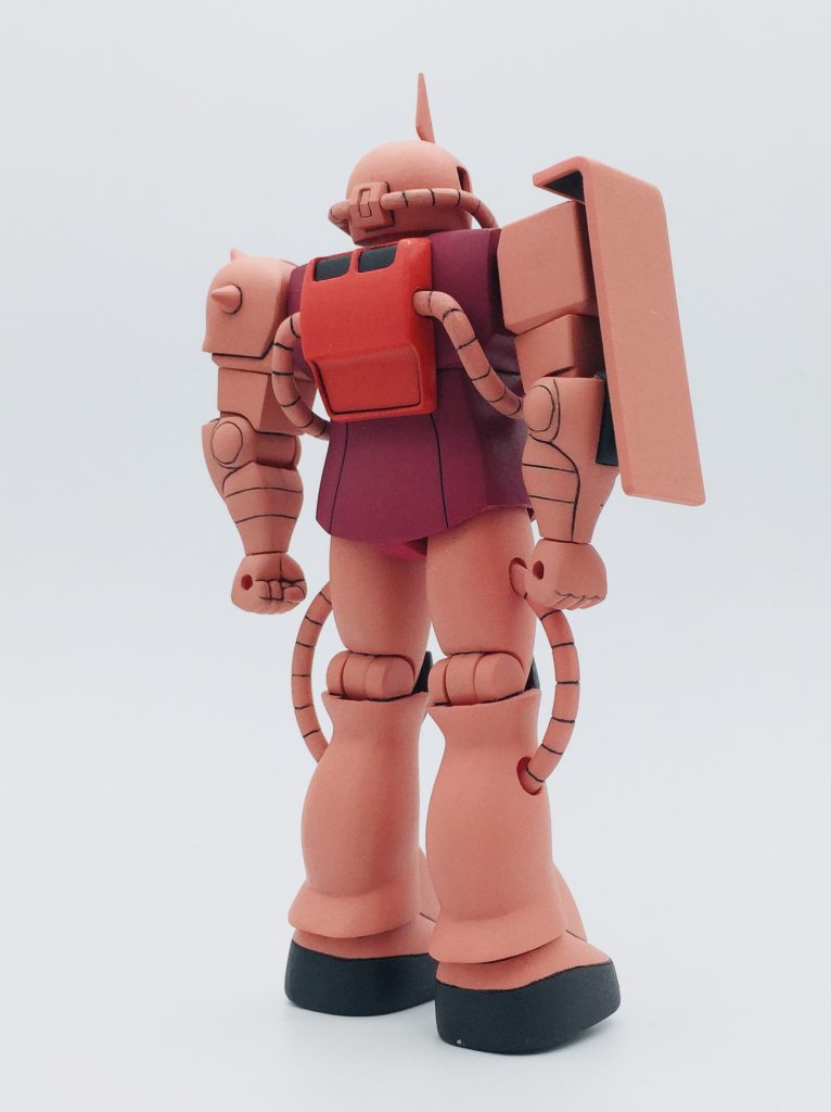 旧キット 1/144 シャア 専用 ザク ガンプラ 完成–4枚目/制作者:kan-o-gunplablog
