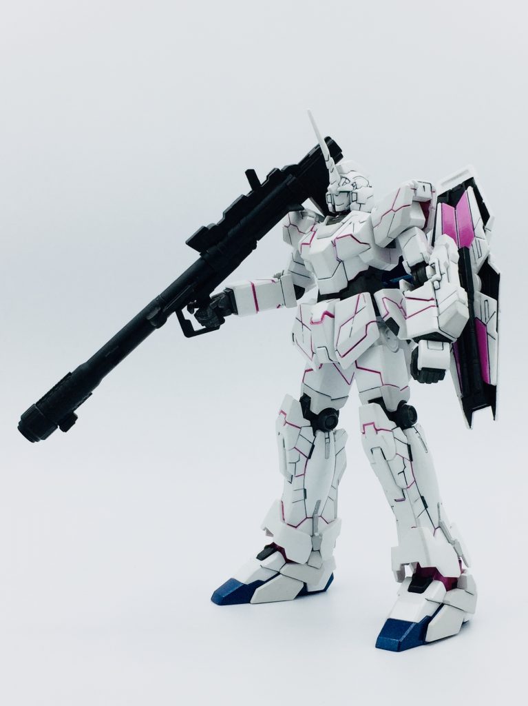HG 1/144 RX-0 UC ユニコーン ガンダム ガンプラ 完成–2枚目/制作者：kan-o-gunplablog
