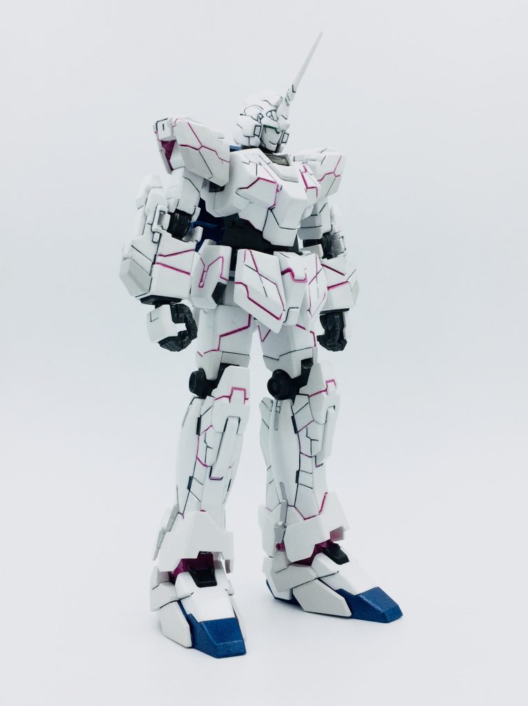 HG 1/144 RX-0 UC ユニコーン ガンダム ガンプラ 完成–4枚目/制作者：kan-o-gunplablog