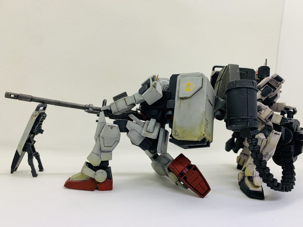 初めて汚しというものを試した作品でして…