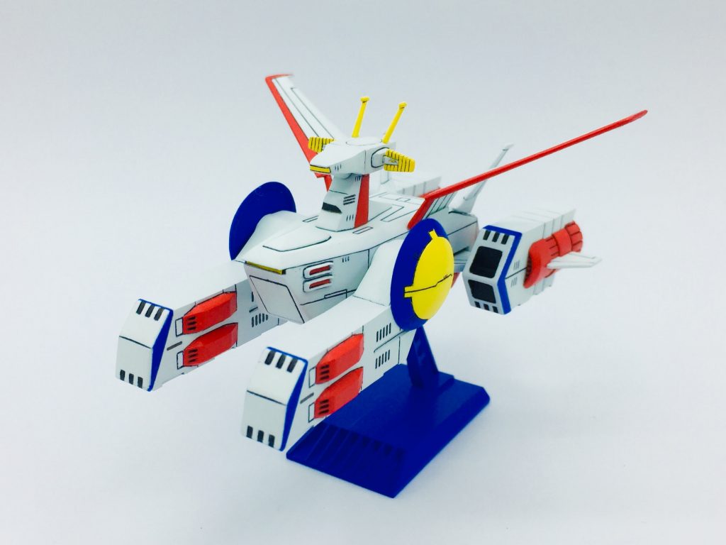 旧キット 1/2400 ホワイトベース ガンプラ 完成–2枚目/制作者:kan-o-gunplablog