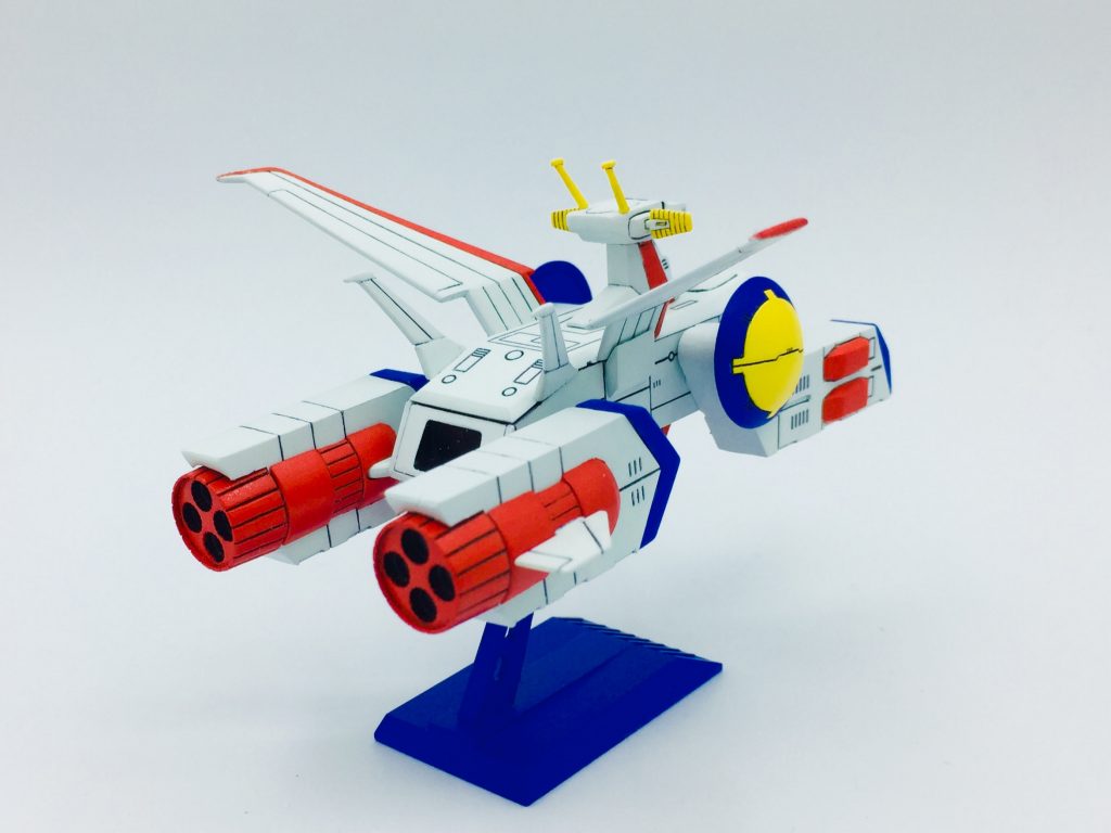 旧キット 1/2400 ホワイトベース ガンプラ 完成–3枚目/制作者:kan-o-gunplablog