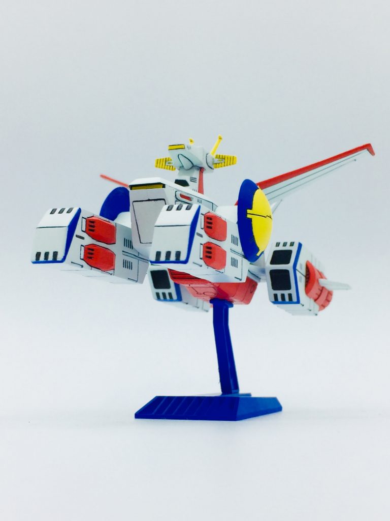 旧キット 1/2400 ホワイトベース ガンプラ 完成–4枚目/制作者:kan-o-gunplablog